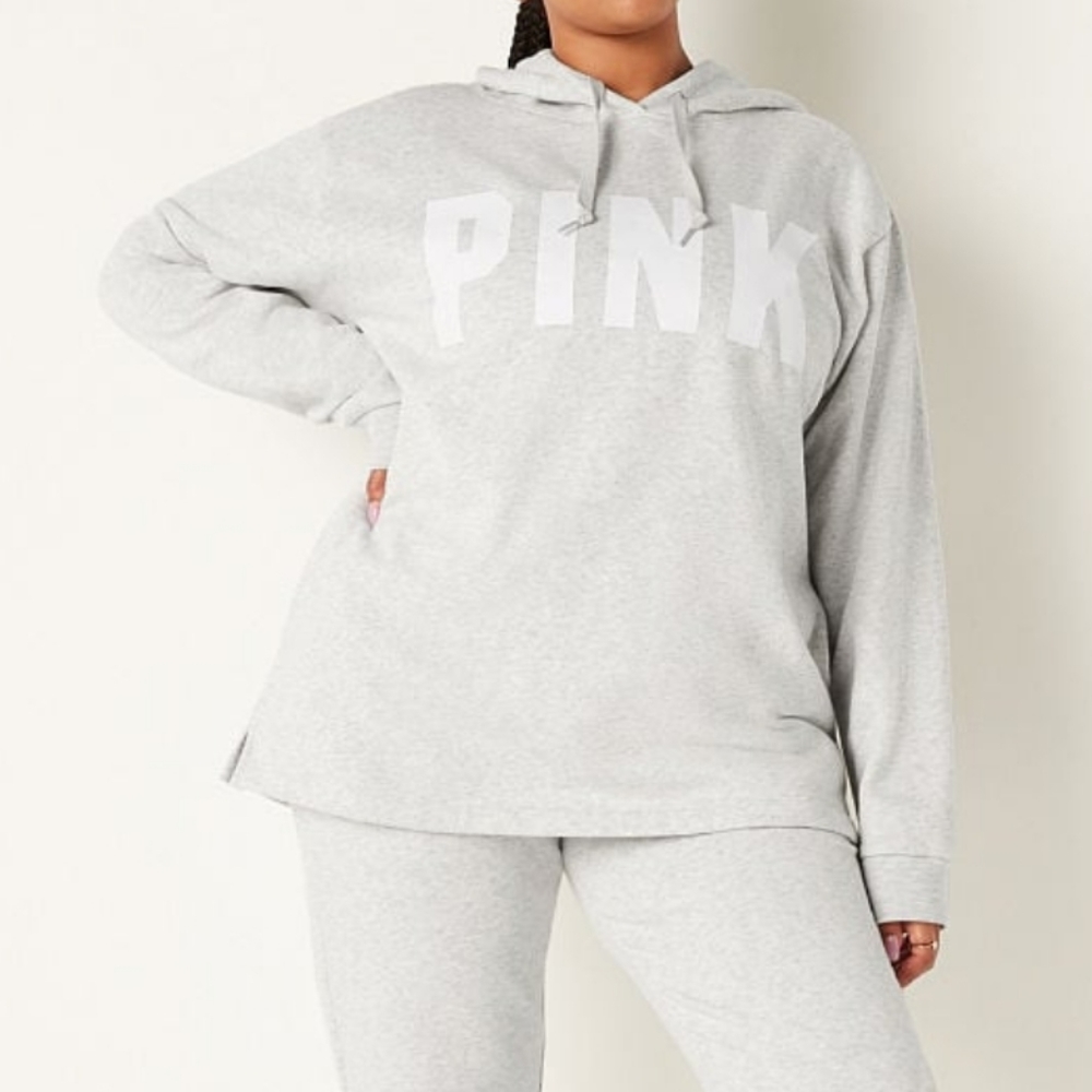 VS PINK XS FLEECE CAMPUS HOODIE